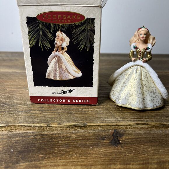 4 Collectible Hallmark Keepsake Barbie Christmas Ornaments w/ Original Box - Picture 15 of 16